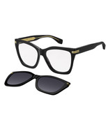 MARC JACOBS MJ-1113/CS Sunglasses 807-BLACK 55mm - $5,109.46 MXN