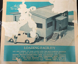 Williams Bros HO Scale No. 500 &quot;Loading Facility&quot; Kit, New Vintage - $27.60