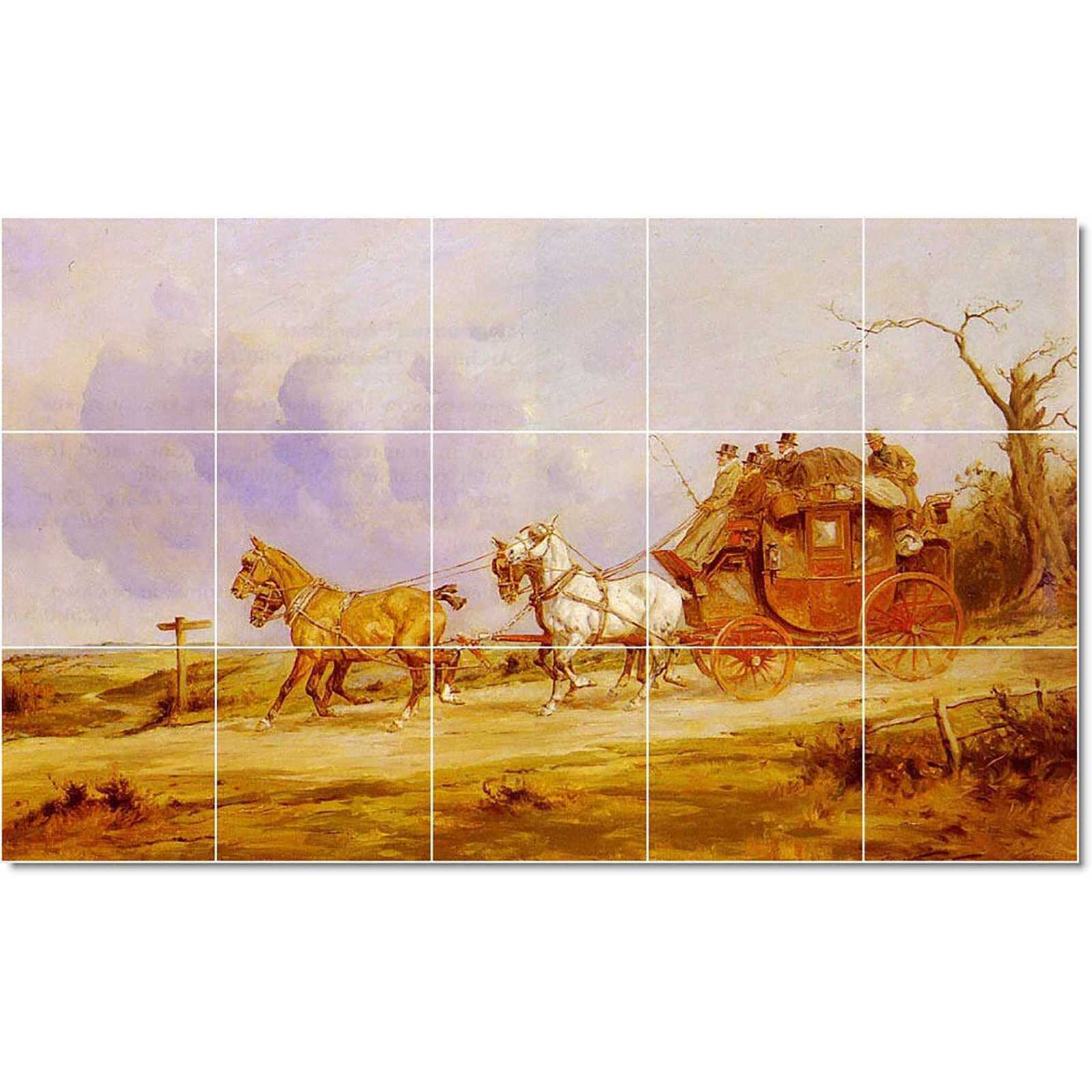 Wright george a coach and four on the open road