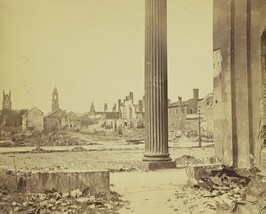 Ruins of Charleston, SC - seen from Circular Church - 8x10 US Civil War Photo - £6.93 GBP