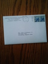 044 VTG VPI Virginia Tech President Letter Signature 1975 5 Cent Stamps - £12.58 GBP