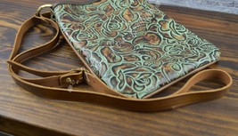Hide Junkie women's small leather handbag in Turquoise - size One Size - $1,265.04 MXN
