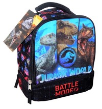 Jurassic World Indominus Rex Lunch Box Dual-Chamber BPA-Free Insulated Tote $25 - £13.48 GBP