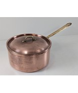 Tagus Portugal R 12 1.75 qt 17cm Copper Saucepan 6-3/4 x 3&quot; Copperware - £54.30 GBP