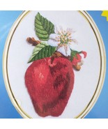 Janlynn Apple Embroidery Kit NEW Fruit Cottagecore Designs For The Needl... - £10.10 GBP