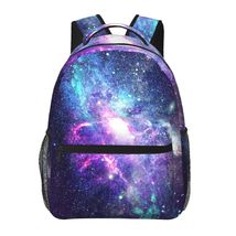galaxy space school backpack back pack  bookbags   for boys  kids small daypack - £21.57 GBP