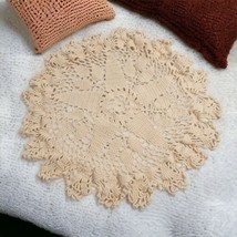 Handmade Doily Crochet Floral Home Decoration 12&quot; Vintage Nana Grandma End Table - £14.77 GBP
