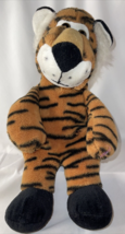 Ideal Toys Direct Tiger Plush Stuffed Animal Brown Black Soft Cuddly 12&quot; l  VTG. - £11.84 GBP