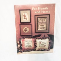 For Hearth and Home Cross Stitch Pattern Leaflet 4 Stoney Creek 1984 Country - £11.85 GBP