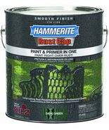 Hammerite Rust Cap Smooth Dark Green 46230 ONE Gallon - $3,897.02 MXN
