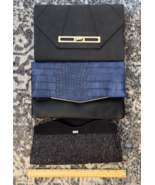 3-Piece Designer Clutch Lot - Elegant Evening Wear, Minimal Signs of Wear - $28.05