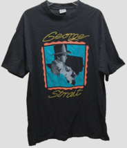 $150 George Strait Chill Early Fall Tour Vintage 90s Black C&amp;W Signal T-Shirt XL - £122.12 GBP