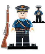 WWII Soviet Naval Infantry Sailor with Rifle 1pc Minifigure - $4.99