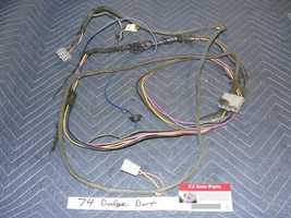 Oem 74 Dodge Dart Complete Front Dash To Rear Trunk Wire Harness &amp; Fuel Sensor - £78.44 GBP