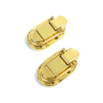 2X Drawbolt Closure Latch For Guitar Or Musical Cases Luggage ,Gold Plated - £15.79 GBP