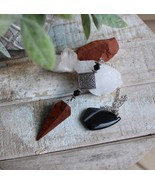 Mahogany Obsidian with Black Agate Pendulum ~ Grounding and Protective ~ - $28.95