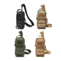 Men Tactical Chest Bag Waterproof Camping Travel Waist Pack Male Sling M... - £19.13 GBP