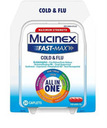 Mucinex Fast Max Cold And Flu 20 Caplets Exp 3/26 Day &amp; Night 20 Count New - $364.44 MXN