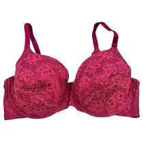 Torrid Curve 44DDD Cranberry Lace 360 Back Smoothing Lightly Lined T-Shirt Bra - £21.48 GBP