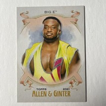 2021 Topps Heritage WWE - Allen &amp; Ginter - Big E #AG-6 - £1.58 GBP