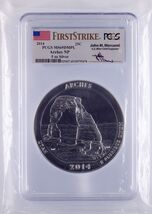 2014 ATB Arches NP 5 oz Silver First Strike John Mercanti PCGS Graded MS... - €382,82 EUR
