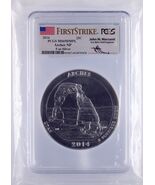 2014 ATB Arches NP 5 oz Silver First Strike John Mercanti PCGS Graded MS... - €379,75 EUR