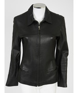 Michael Hoban North Beach Leather Black Jacket sz 6 - $60.00