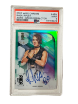 Rhea Ripley WWE Wrestling RC Autograph WWF Auto /99 PSA 9 Green Refractor POP 6 - £661.94 GBP