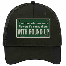 If Mother In Laws Were Weeds Novelty Black Mesh License Plate Hat - £22.67 GBP