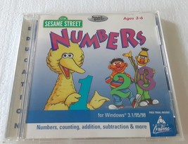 Vintage 1998 Sesame Street Numbers Ages 3-6 Educational CD - £6.15 GBP