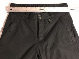 YOUTH ARCTIC X BLACK MEDIUM 26" X 25" LINED NYLON ZIPPER FLY SNOW PANTS ... - $17.22
