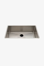 Signature Hardware 32&quot; ATLAS STAINLESS STEEL UNDERMOUNT KITCHEN SINK - P... - £256.46 GBP