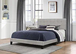 Furniture Delaney, Full, Glacier Gray Fabric Bed In One - $315.99