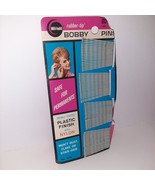 Vintage Bobby Hair Pins WILL HOLD Rubber Tips 80 Pins 60s Plastic Finish... - £11.87 GBP