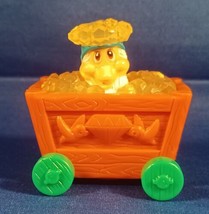 Disney Snow White Grumpy Dwarf Pop Up Mine Cart Rolling Toy Vintage McDonalds - £11.07 GBP