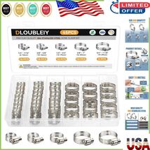 35PCS Adjustable Stainless Steel Hose Clamp Kit – Versatile for Plumbing... - $245.43 MXN