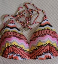 Women’s Luli Fama Multicolor Bikini Top Size Medium - $438.38 MXN