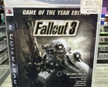 Fallout 3 Game of the Year Edition (Sony PlayStation 3, 2009) PS3 Complete - $13.11