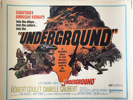 Underground 1970 vintage movie poster - £78.63 GBP