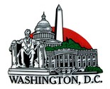 Washington D.C. United States 4 Color Collage Fridge Magnet - $6.99