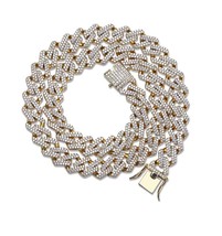 14mm 6 Times Heavy 14K Gold Plated Miami Cuban - £239.77 GBP