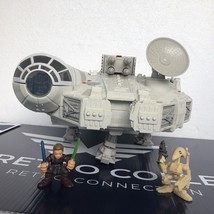 2001 Playskool Heroes Star Wars Millenium Falcon Ship Tested With 2 Figures - £17.40 GBP