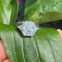 3 Stone 4.00 TCW  (3.09 Carat) IGI Radiant Cut Lab Grown Diamond Ring 14... - $2,239.60