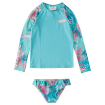 Roxy Barbie Little Girl 2 Piece Long Sleeve Rash Guard Swim Set Size 4 NWT - £51.11 GBP