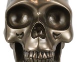 Pirate Tomb Treasure Bronze Cranium Skull Figurine Electroplated Resin S... - €37,33 EUR