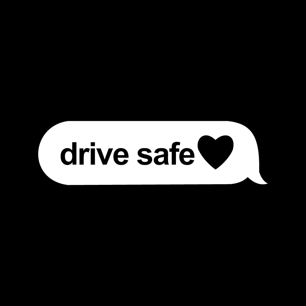 Drive Safe Decal Car Mirror Window Bumper Sticker Waterproof Auto Decor ... - $43.30