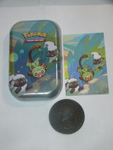(1) Pokemon (Empty) Mini Tin (1) Art Card (Grookey) (1) Metallic Pokemon... - £9.41 GBP