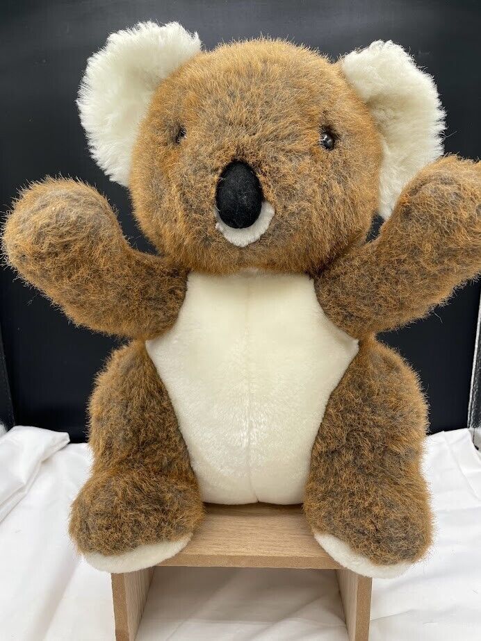 1980s Gerber Precious Plush Koala Bear Stuffed Animal Vintage Sitting Koala - $19.35