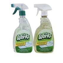 2 x The Works Tub and Shower Cleaner Spray 32 oz Soap Scum Rust Non Aero... - £53.45 GBP