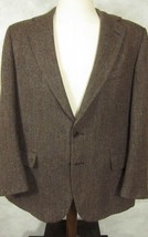 VTG Ralph Lauren Polo University Club Scottish Tweed Brown Wool Sport Coat 44R - £42.99 GBP